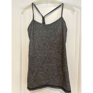 Lululemon Power Y Tank Luon Heathered Black